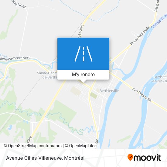 Avenue Gilles-Villeneuve plan