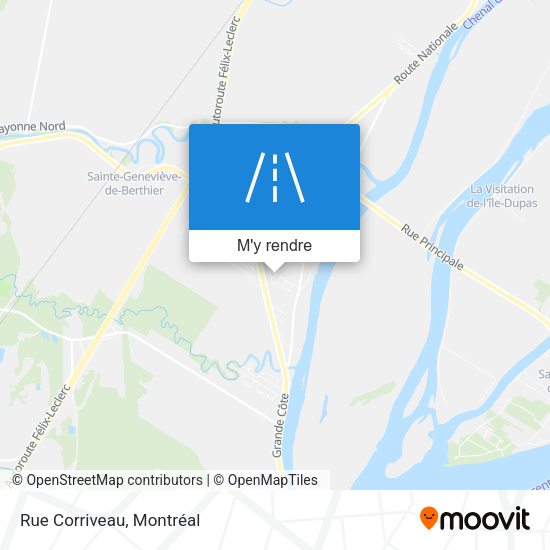Rue Corriveau plan
