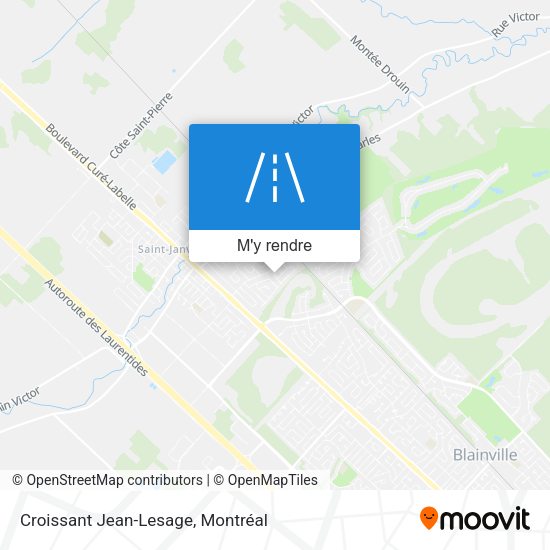 Croissant Jean-Lesage plan