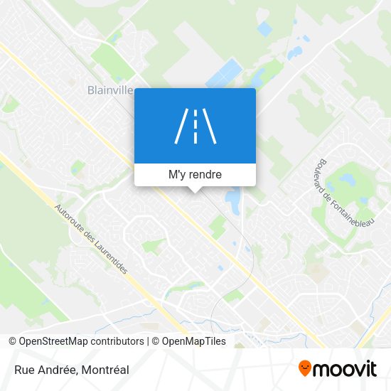 Rue Andrée plan