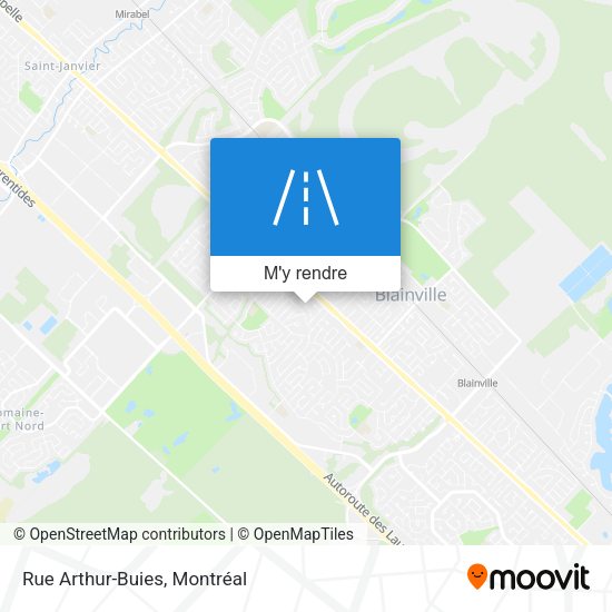 Rue Arthur-Buies plan