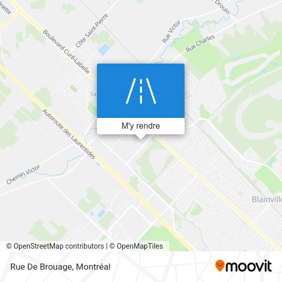Rue De Brouage plan