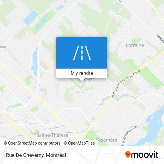 Rue De Cheverny plan