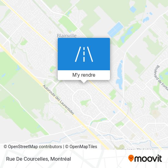 Rue De Courcelles plan