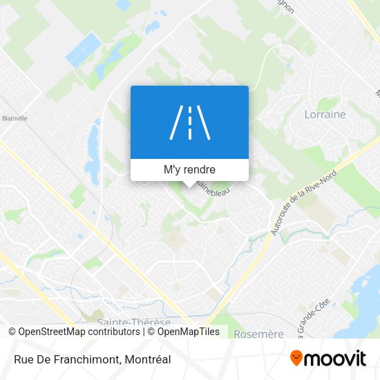 Rue De Franchimont plan