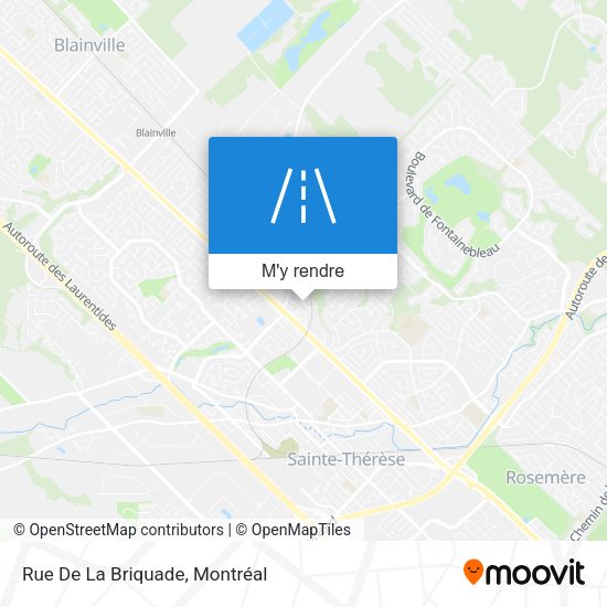 Rue De La Briquade plan