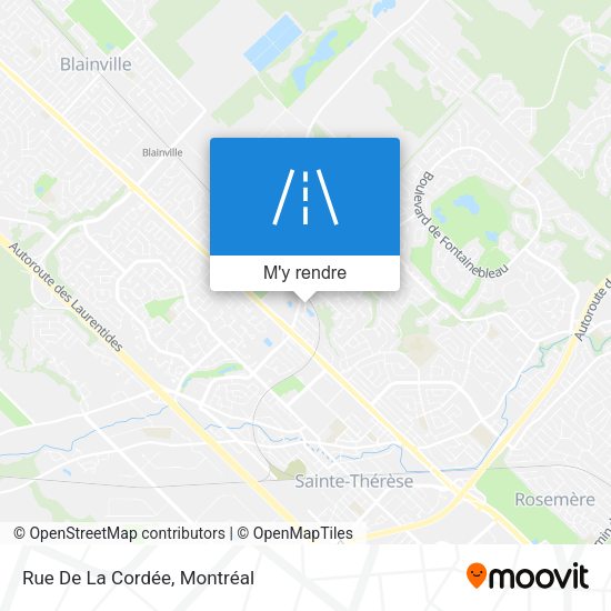 Rue De La Cordée plan