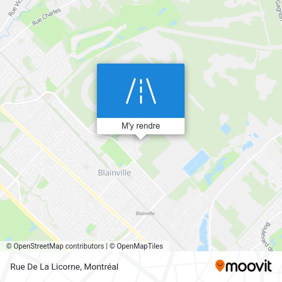 Rue De La Licorne plan