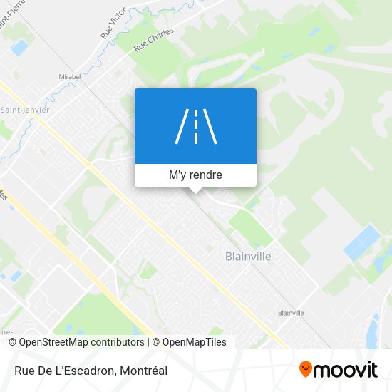 Rue De L'Escadron plan