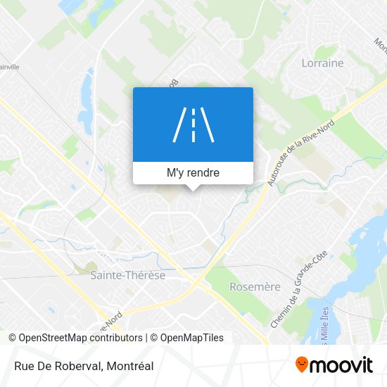 Rue De Roberval plan