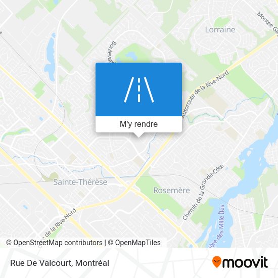 Rue De Valcourt plan