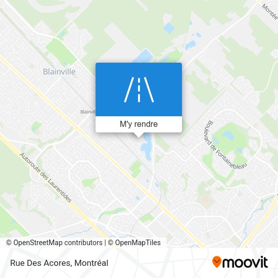 Rue Des Acores plan