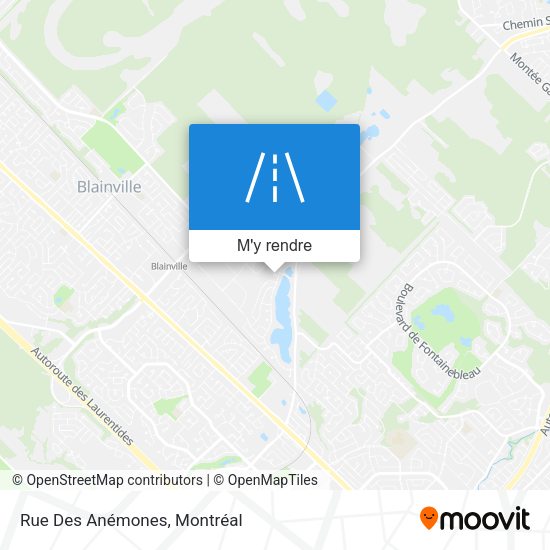 Rue Des Anémones plan
