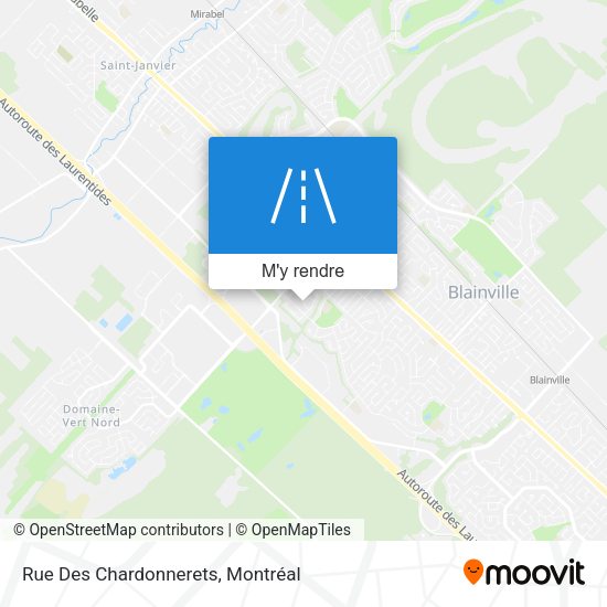 Rue Des Chardonnerets plan