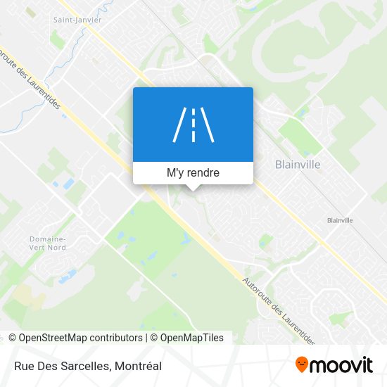 Rue Des Sarcelles plan