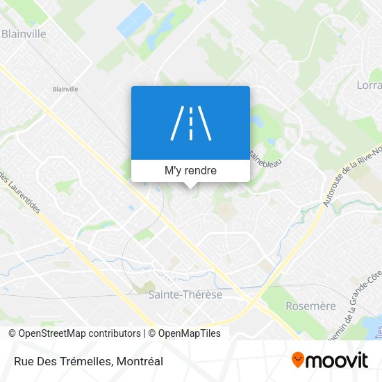 Rue Des Trémelles plan