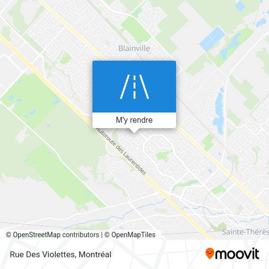 Rue Des Violettes plan