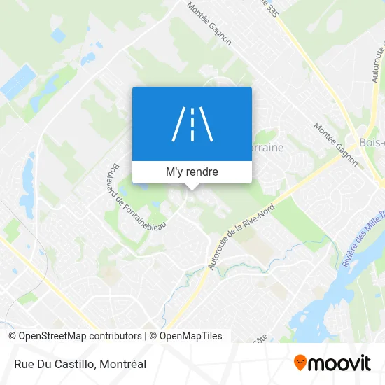 Rue Du Castillo plan