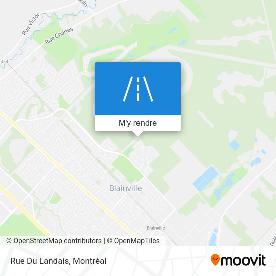 Rue Du Landais plan
