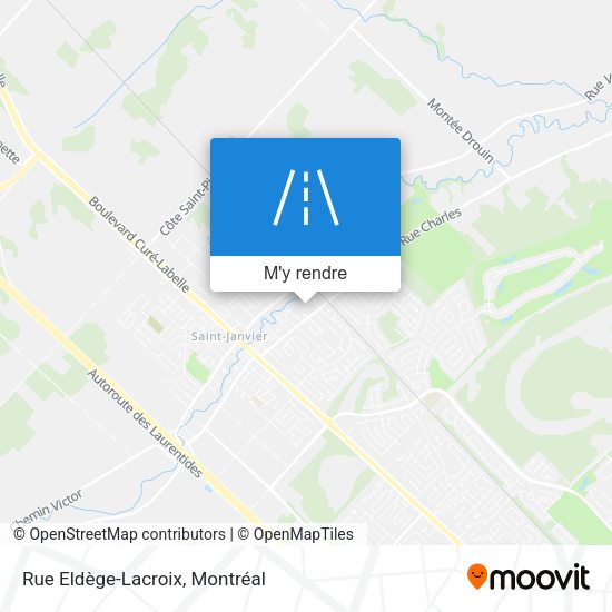 Rue Eldège-Lacroix plan