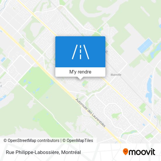 Rue Philippe-Labossière plan