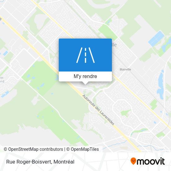 Rue Roger-Boisvert plan
