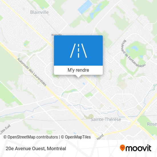 20e Avenue Ouest plan