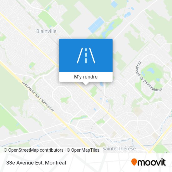 33e Avenue Est plan