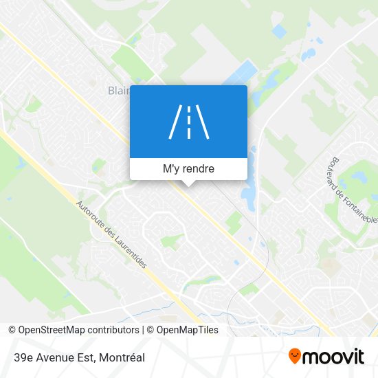 39e Avenue Est plan