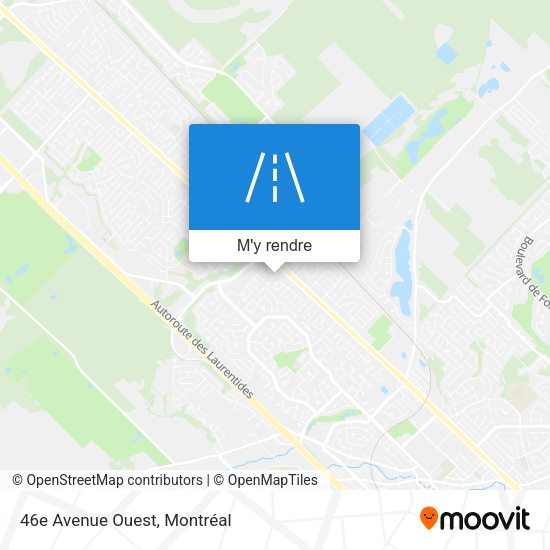 46e Avenue Ouest plan