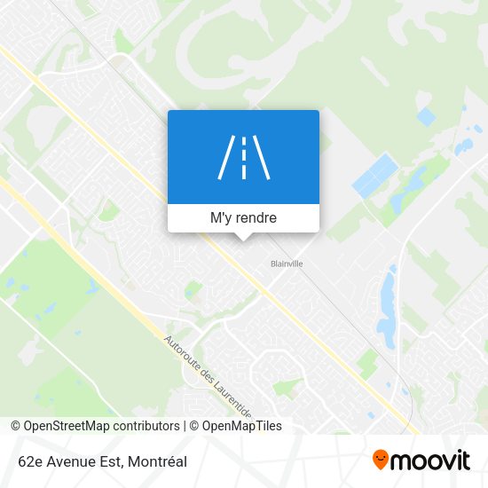 62e Avenue Est plan