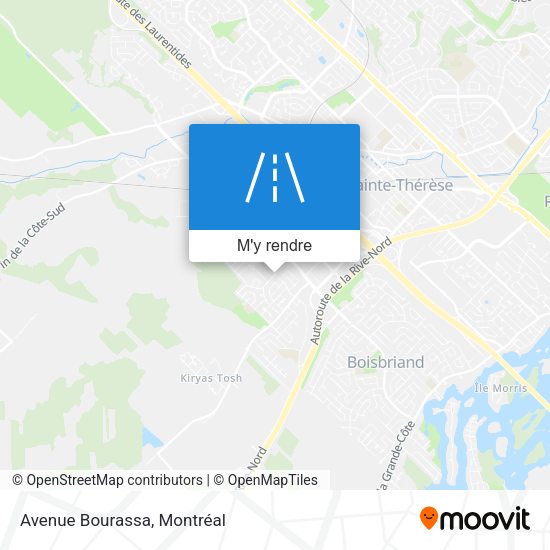 Avenue Bourassa plan