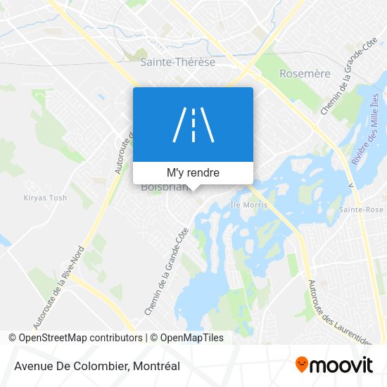 Avenue De Colombier plan