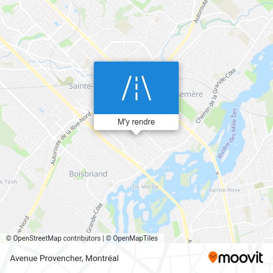 Avenue Provencher plan