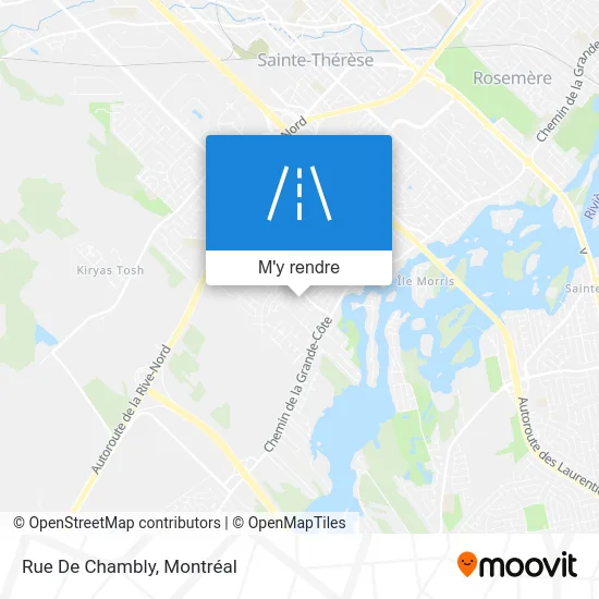 Rue De Chambly plan