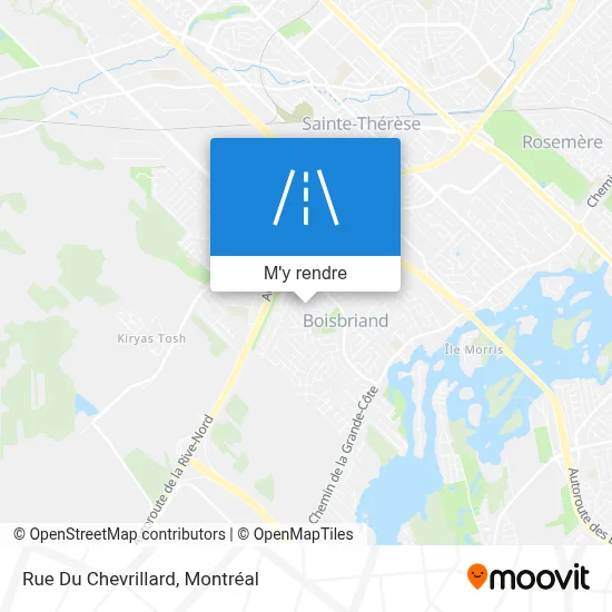 Rue Du Chevrillard plan