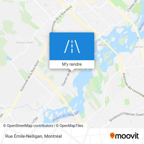 Rue Émile-Nelligan plan