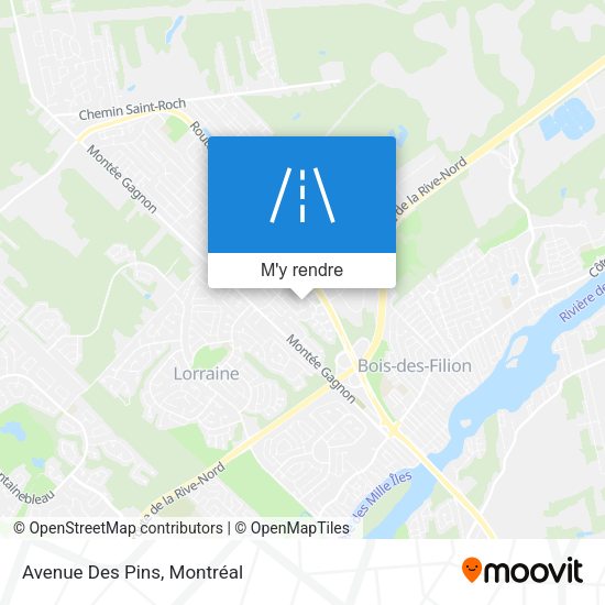Avenue Des Pins plan