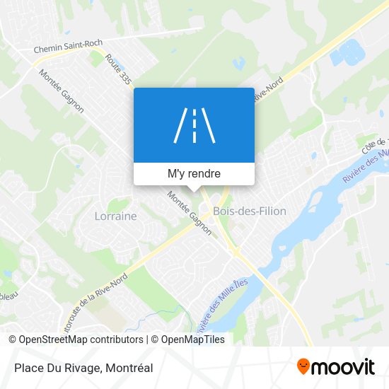 Place Du Rivage plan