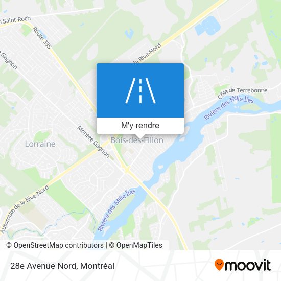 28e Avenue Nord plan