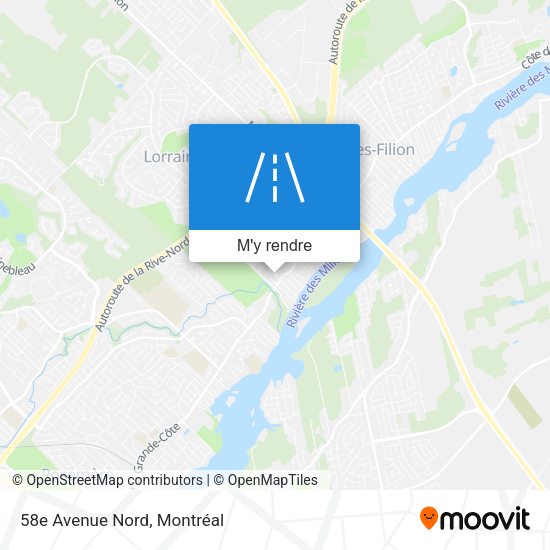 58e Avenue Nord plan