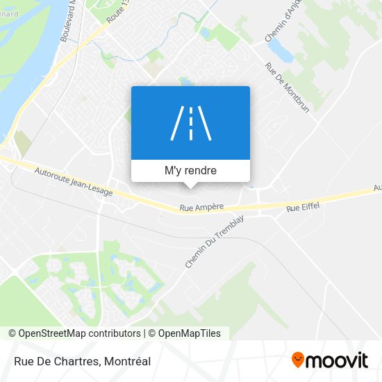 Rue De Chartres plan