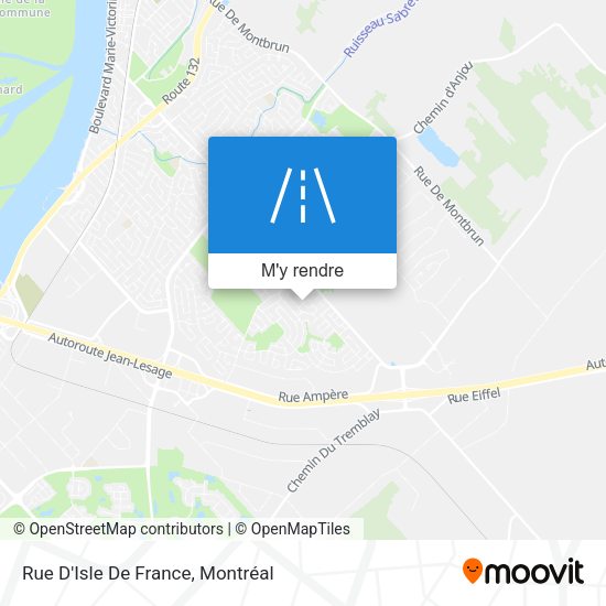 Rue D'Isle De France plan