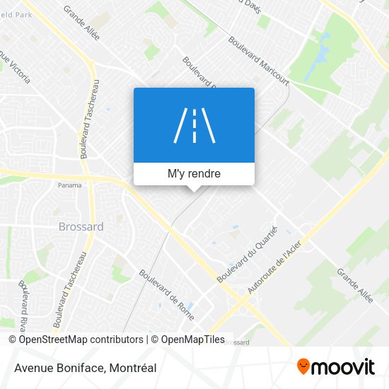 Avenue Boniface plan