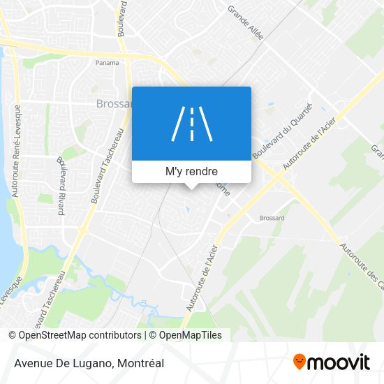 Avenue De Lugano plan