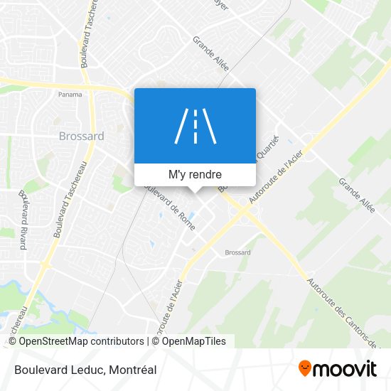Boulevard Leduc plan