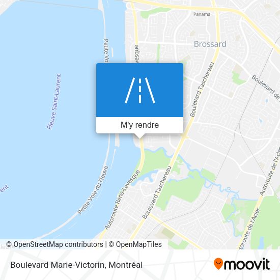 Boulevard Marie-Victorin plan