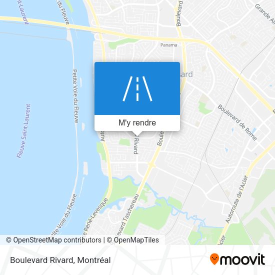 Boulevard Rivard plan