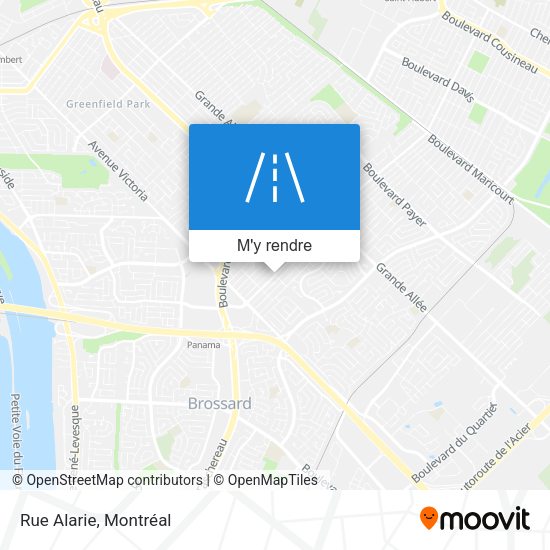 Rue Alarie plan