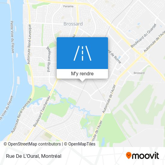 Rue De L'Oural plan